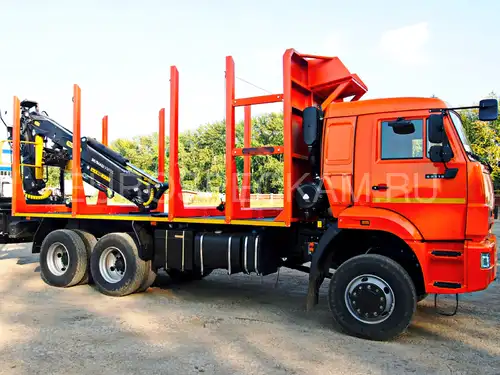КАМАЗ 65115 сортиментовоз с Велмаш ВМ 10-74 (VM10L74)