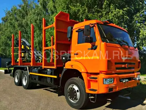 КАМАЗ 65115 сортиментовоз с Велмаш ВМ 10-86 (VM10L86)