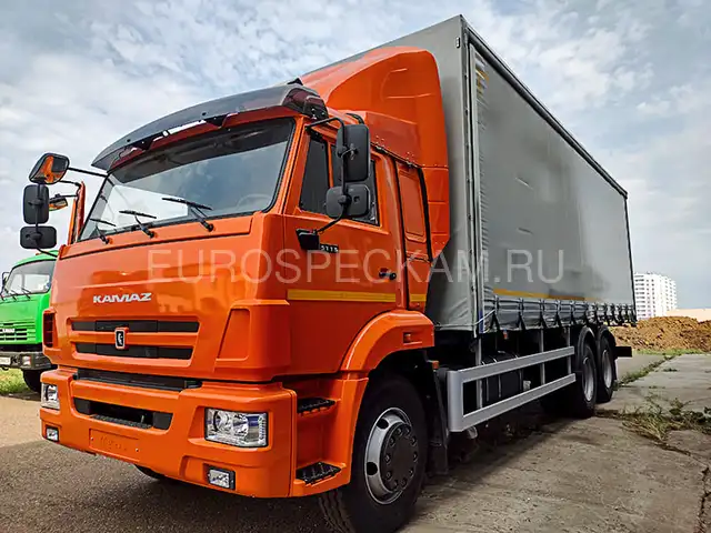 КАМАЗ 65115 шторно-бортовой фургон КАМАЗ 65115 шторно-бортовой фургон