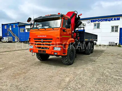 КАМАЗ 43118 бортовой с КМУ Sunhunk K238