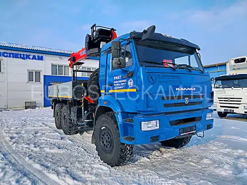 КАМАЗ 43118 бортовой с КМУ Kanglim KS2056H КАМАЗ 43118 бортовой с КМУ Kanglim KS2056H