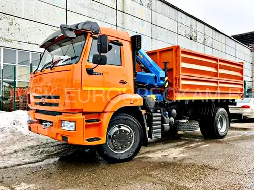 КАМАЗ 43253 бортовой с КМУ Инман ИМ 95