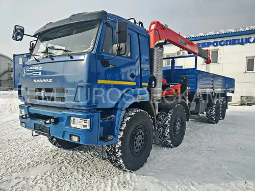 КАМАЗ 63501 бортовой с КМУ Kanglim KS2056H КАМАЗ 63501 бортовой с КМУ Kanglim KS2056H