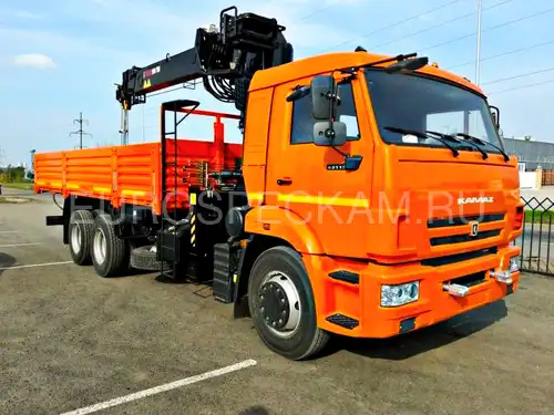 КАМАЗ 65115 бортовой с КМУ HIAB 160T