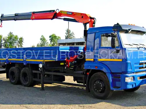 КАМАЗ 65115 бортовой с КМУ Palfinger PK 15500 A КАМАЗ 65115 бортовой с КМУ Palfinger PK 15500 A