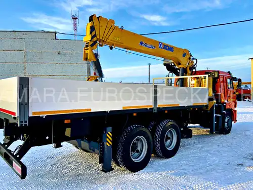 КАМАЗ 65115 бортовой с КМУ XCMG SQS157-6