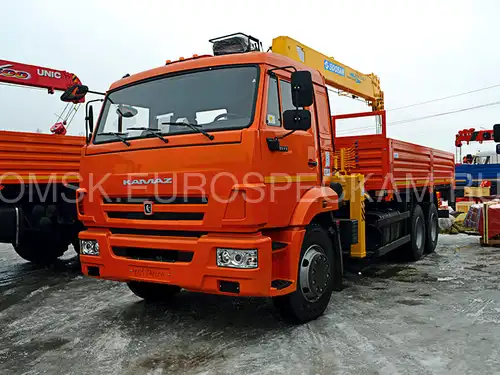 КАМАЗ 65115 бортовой с КМУ Soosan SCS 736