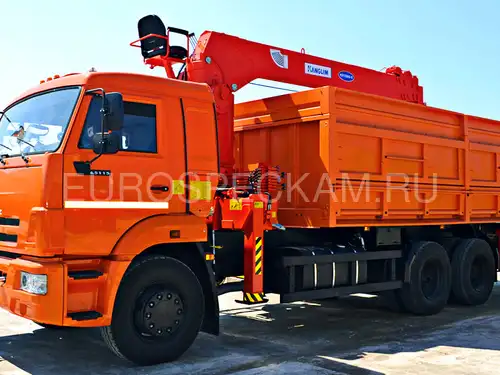 КАМАЗ 65115 самосвал с КМУ Kanglim KS 1256 G2
