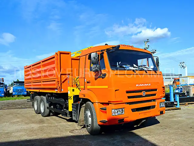 КАМАЗ 65115 самосвал с КМУ Soosan SCS 334 КАМАЗ 65115 самосвал с КМУ Soosan SCS 334