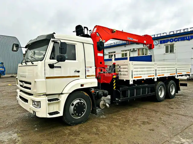 КАМАЗ 65117 бортовой с КМУ Kanglim KS 1256 G2